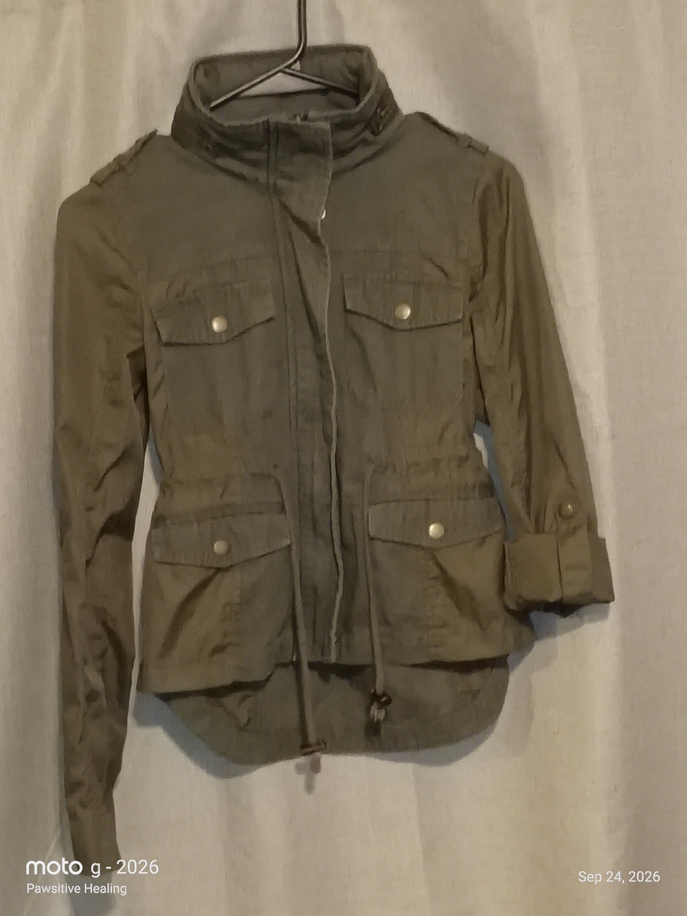 American Rag -Urban Chic olive Utility Jacket